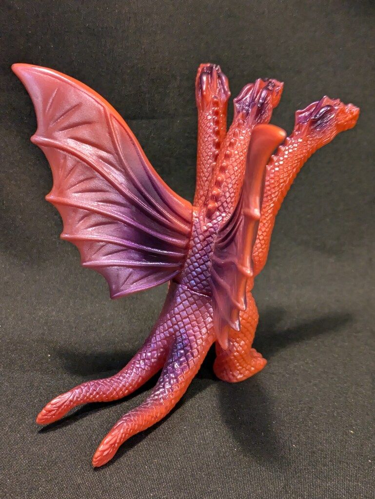 マルサン 東宝怪獣大図鑑EX 昭和キングギドラ オレンジ成型 - メルカリ