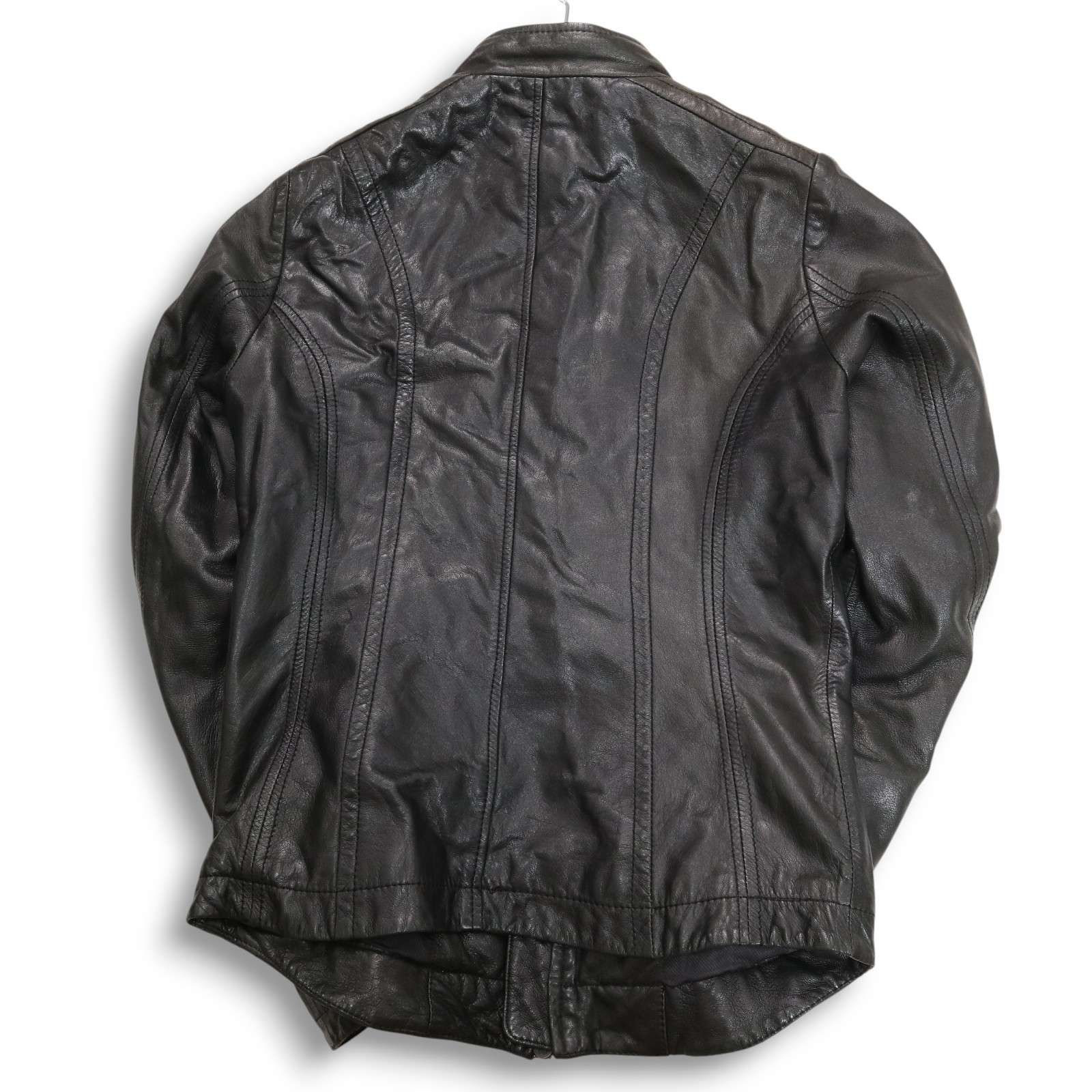 ガラアーベント　ラムレザージャケット GalaabenD ガラアーベント 羊革☆ ラム レザー シングル ライダース