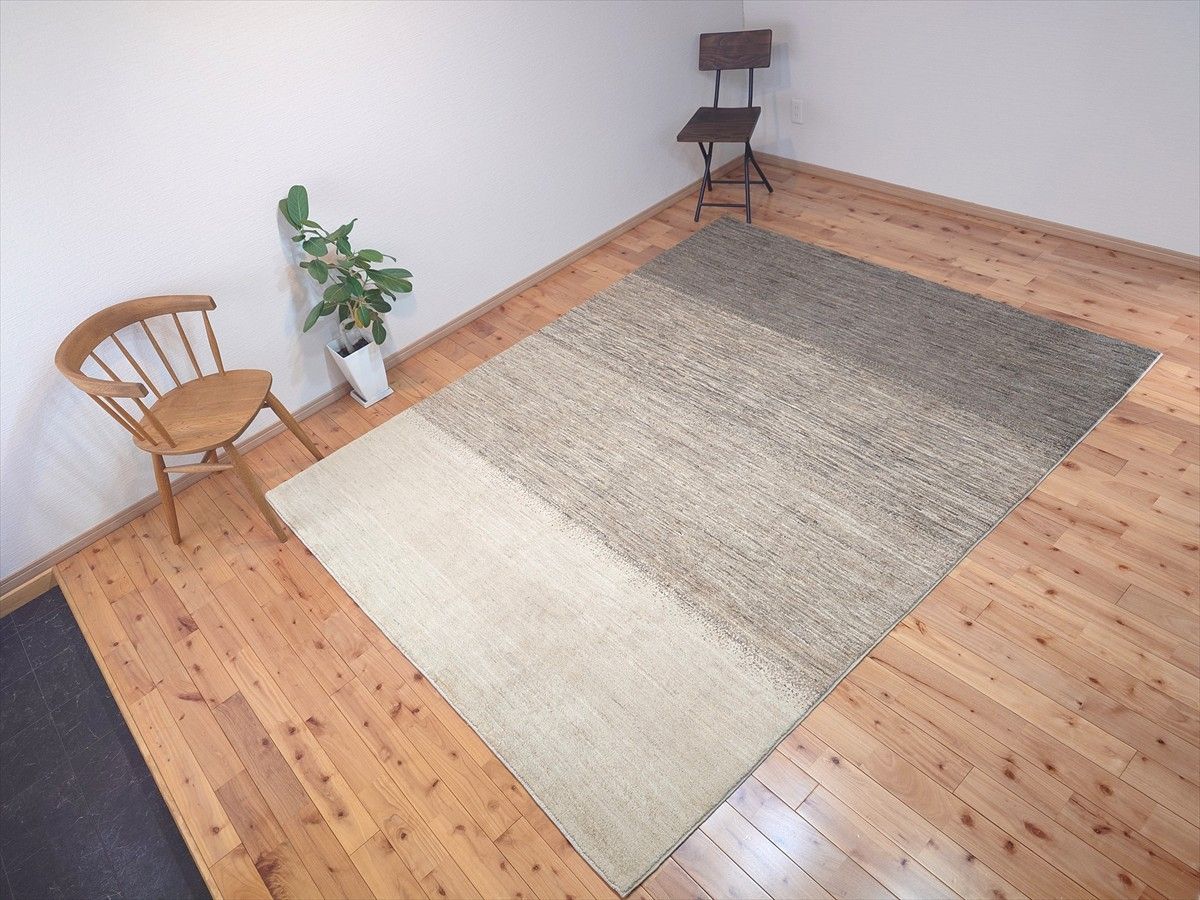 近日入荷 夏は涼しく冬は暖かい 肌ざわり最高 天然無染ラグ ガゼニラハット 248x199cm P88 MARWIL-DEMENAGEMENTS_CH