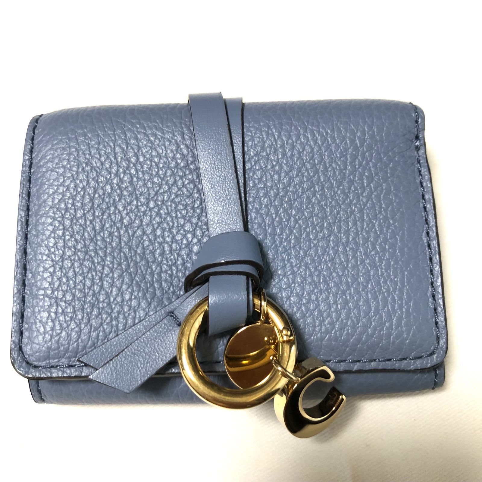 クロエ Chloe Alphabet 三つ折り 財布 ［未使用に近い］ 新品】【訳