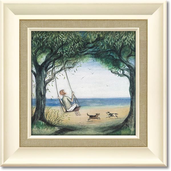 ユーパワー ジョー・ラム Gel加工 アートフレーム 「オールド ドッグ