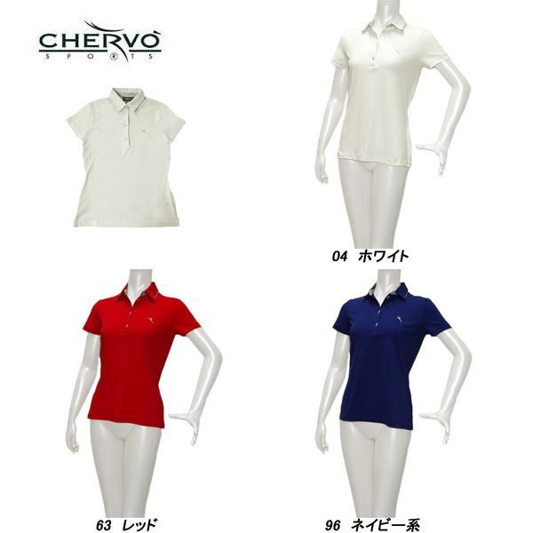 シェルボ CHERVO レディース 春夏 透湿性 速乾性 吸水効率 半袖シャツ 032-24445
