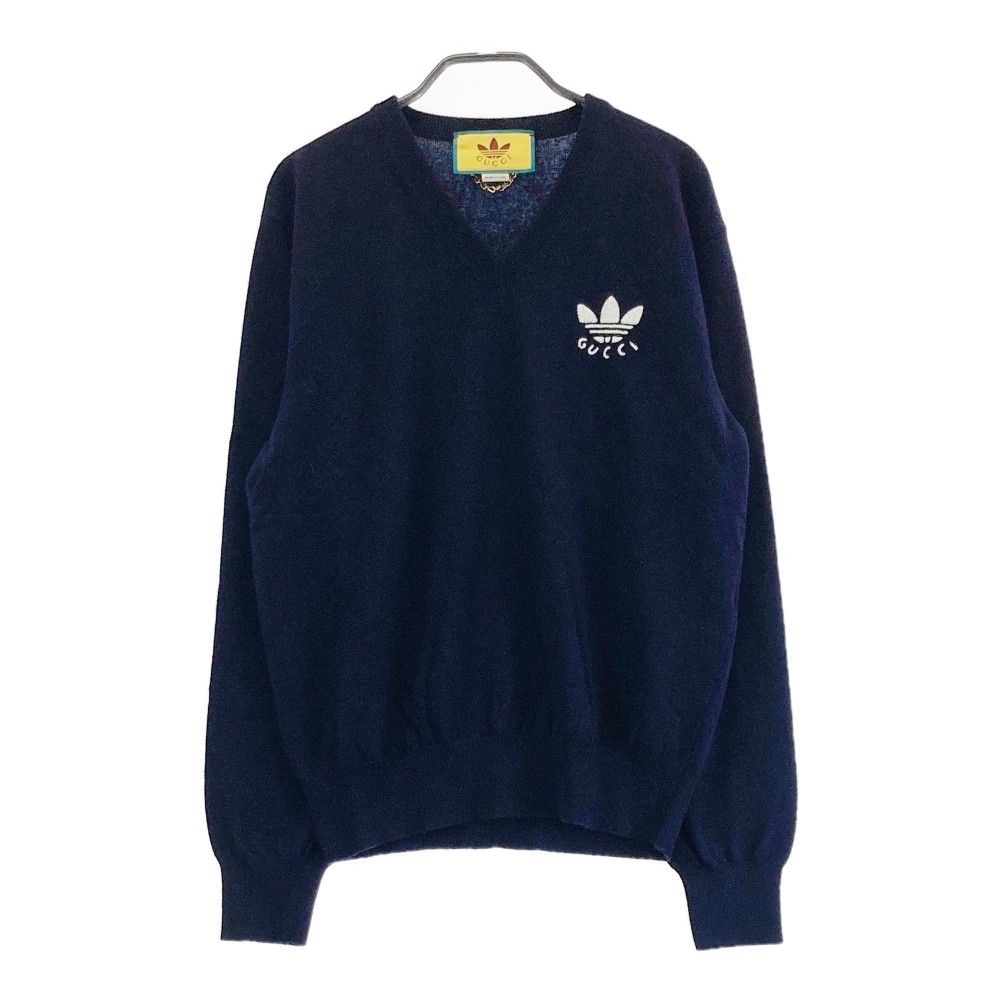 GUCCI グッチ 700445 ニット セーター adidas ネイビー系 S 240101445732 メンズ