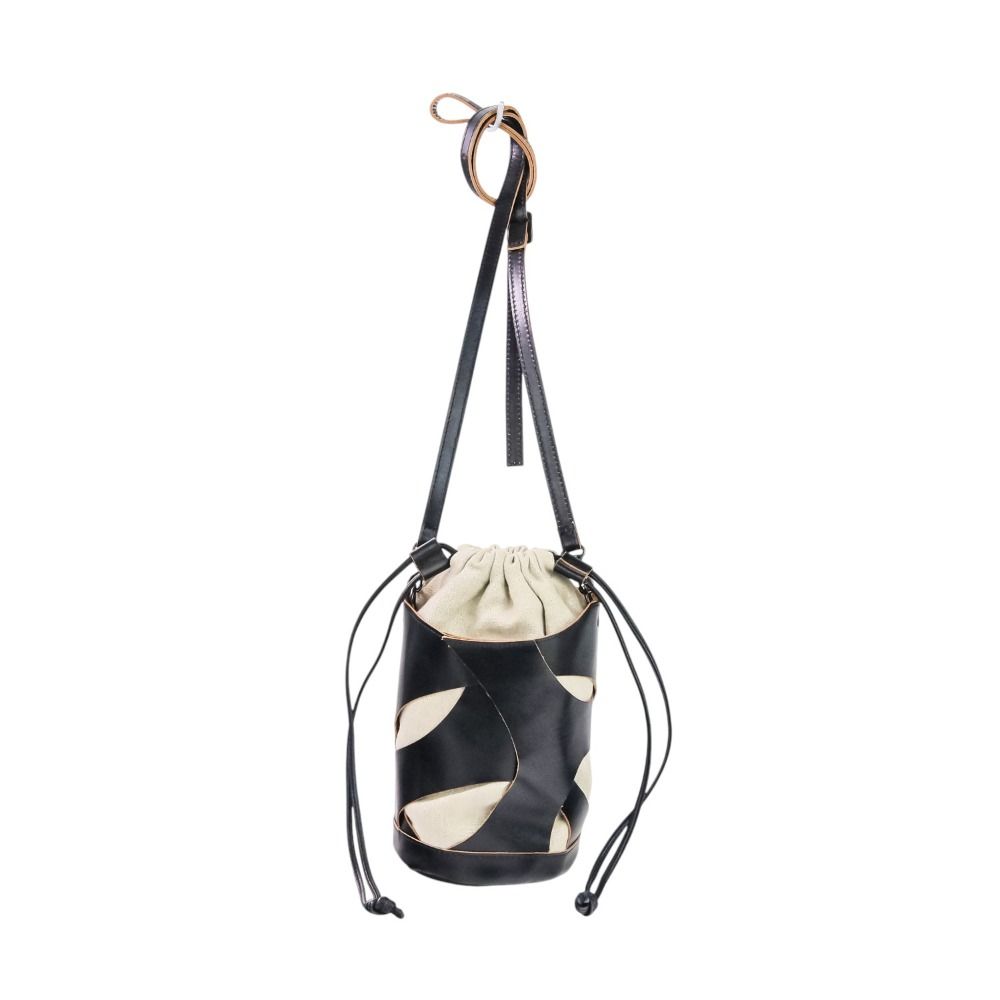 ヨウジヤマモト ☆ 美品 キャンバス ショルダーバッグ 美品 Y's Yohji Yamamoto ワイズ ヨウジヤマモト カットワーク