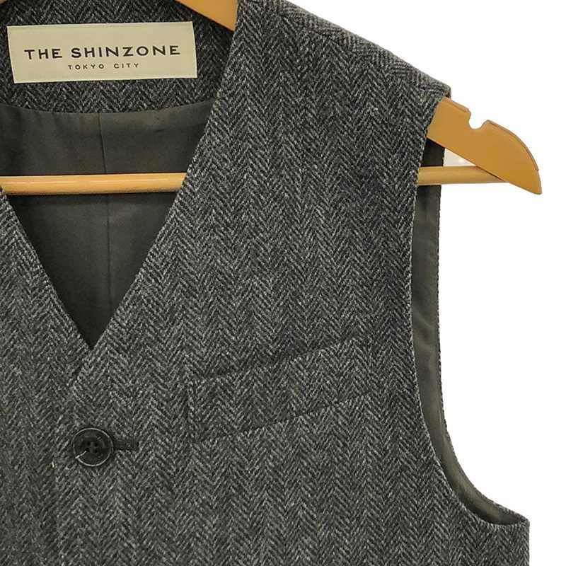 Shinzone / シンゾーン | 2023AW | HERRINGBONE GILET ウールベスト | 34 | グレー | レディース Shinzone / シンゾーン | 2023AW | HERRINGBONE GILET ウールベスト