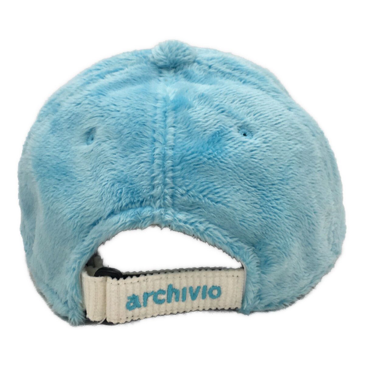 archivio - coco 未使用品 アルチビオ archivio キャップ 00 水色 スカイブルー フェイクファー×コーデュロイ 未使用品 アルチビオ archivio キャップ 00 水色 スカイブルー