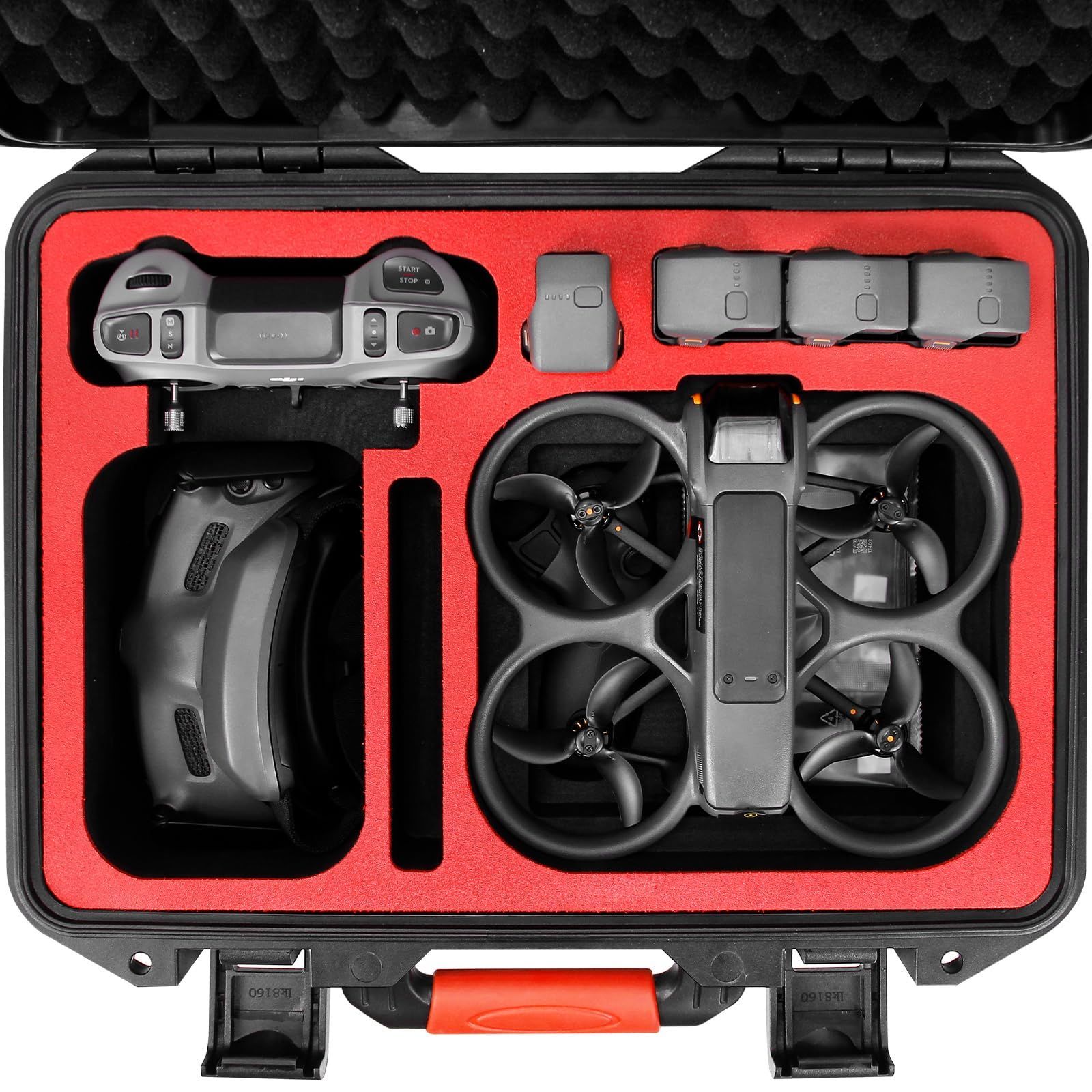 2スーツケースケースケース Goggles 2に適合 防水Avata 3 RC Avata Motion FPVtosky無人機防護箱DJI 3 FPVリモコン3付属品に適用 ケースのみ