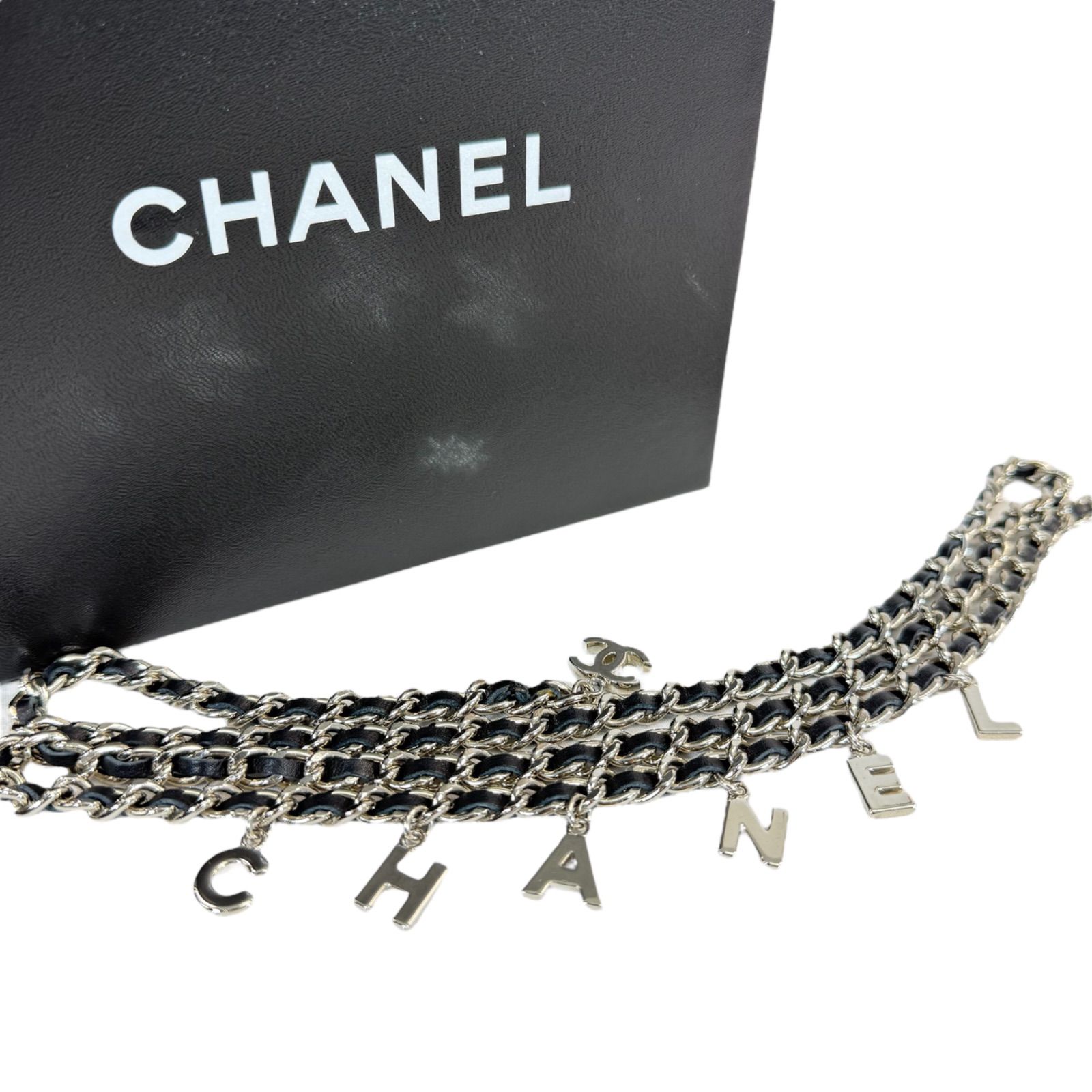 CHANEL チャームチェーンベルト 楽天市場】CHANEL シャネル チャーム付き 95P アイコン チェーン