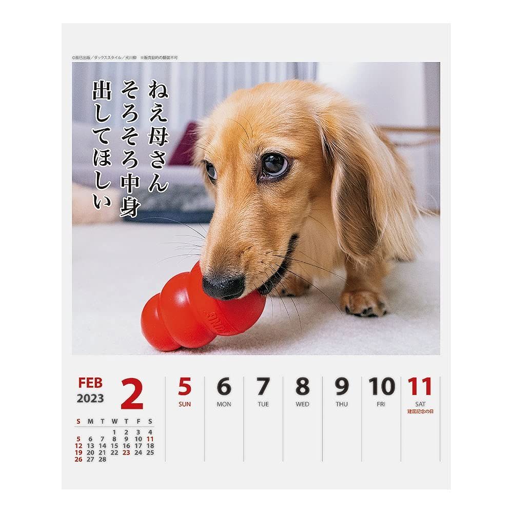 正規認証品!新規格 犬川柳 2023 カレンダー 週めくり 柴犬 新品未使用