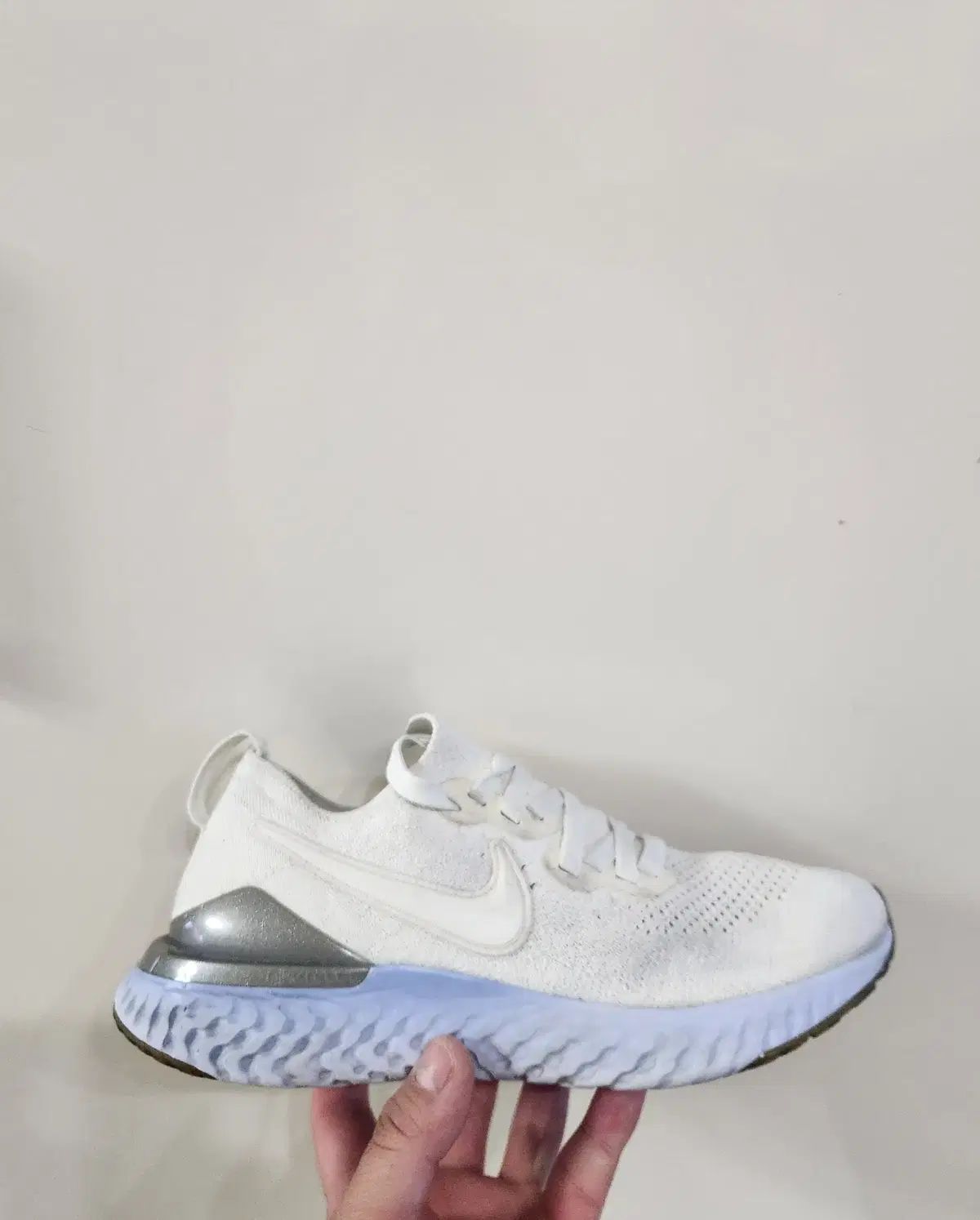 【雷市場（ポンジャン）商品韓国直送】 245 NIKE(ナイキ) エピック リアクト フライニット 2 クリームアルミ