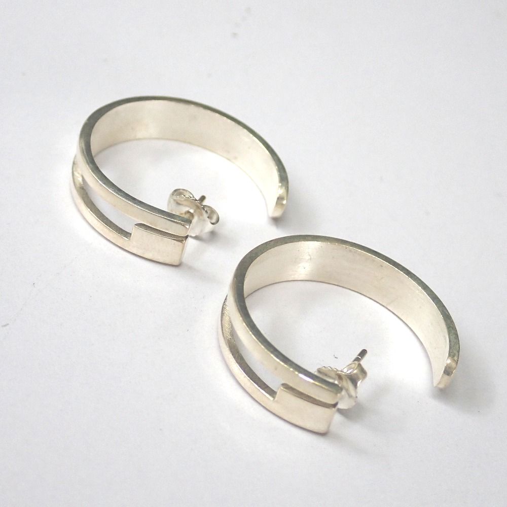 Ft623911 グッチ ピアス G抜き HOOP フープ レディース GUCCI 中古