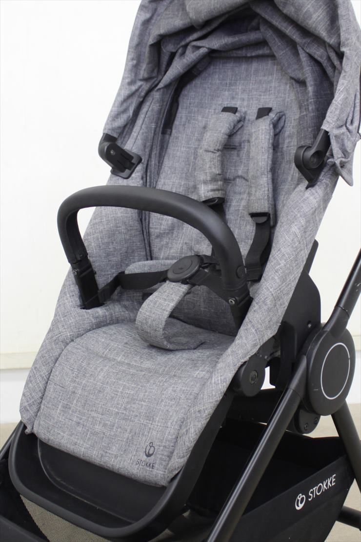 ストッケ ビート ブラックメラーンジ Stokke Beat 両対面 ハイシート 新生児～22kgまで クリーニング済み B029002