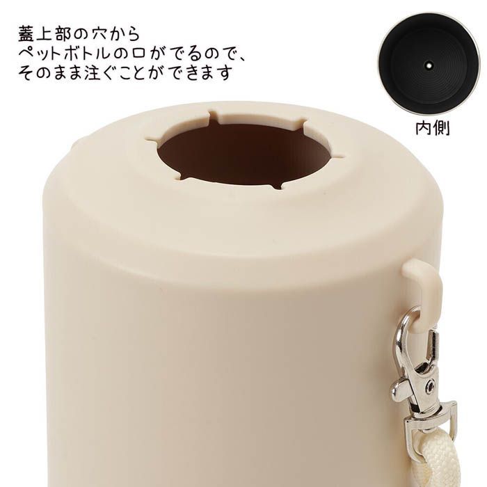2月26日入荷予定 Fuku Fuku Nyanko スイーツカフェ ペットボトルクラー ふくふくにゃんこ 水筒 保温 500ml 600ml クーラーボックッス 学校 会社 ピクニック キャンプ  プレゼント 猫 ねこ ネコ お弁当 ランチ 猫の日