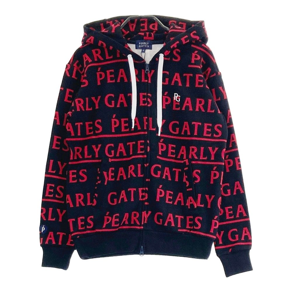 サイズ 0 PEARLY GATES パーリーゲイツ 055-2162314 ジップパーカー ブラック系 240101527507 ゴルフウェア レディース ストスト