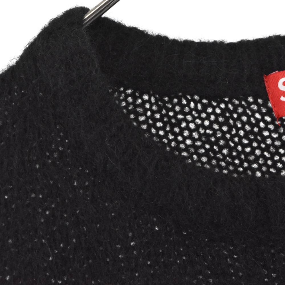 買い付け Supreme モヘアニット Mohair Sweater 22AW ブラック - トップス