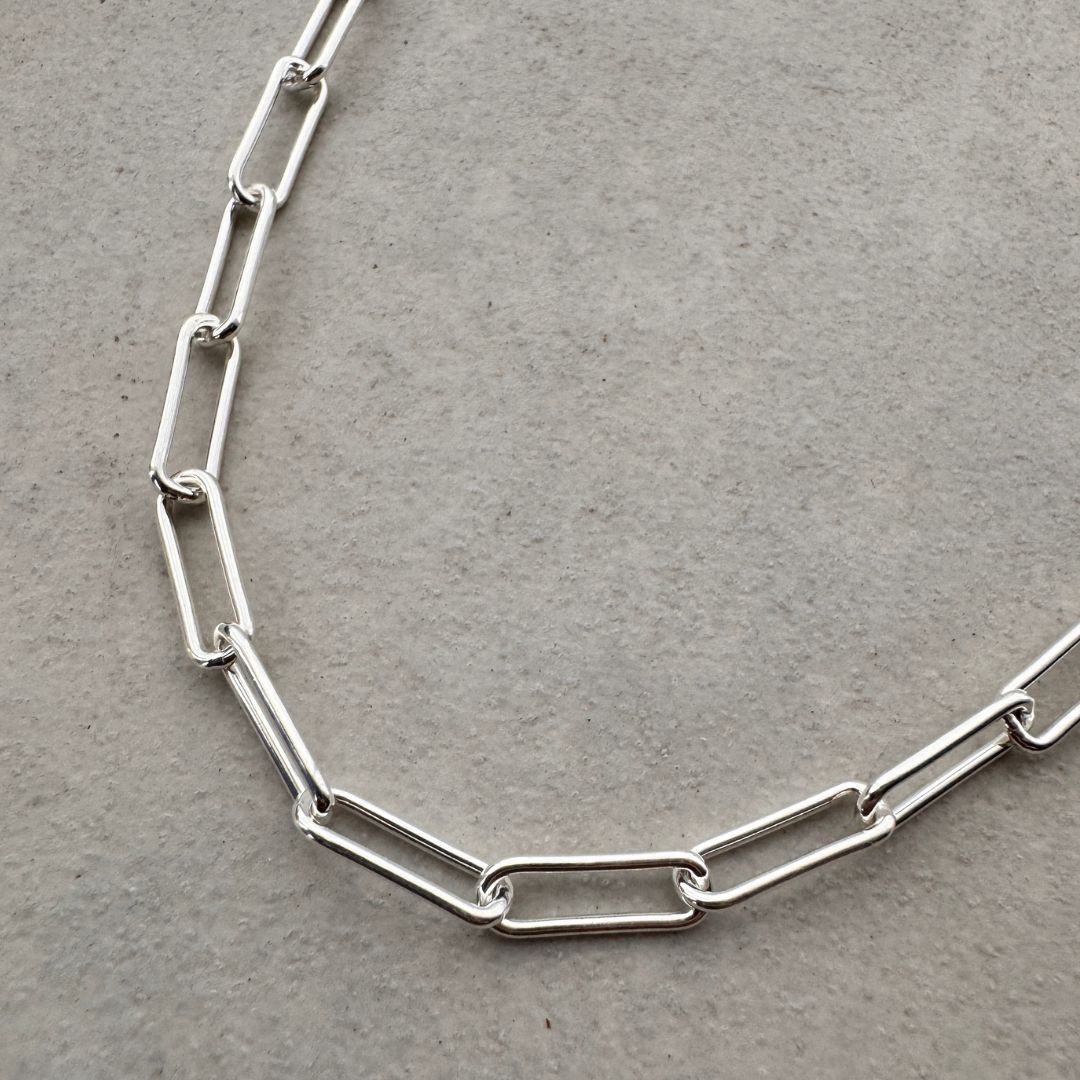 再入荷 ペーパーチェーン ネックレス 新品 シルバー925 チェーンネックレス 再入荷！高品質メンズシルバー925 ペーパーチェーンネックレス 50cm