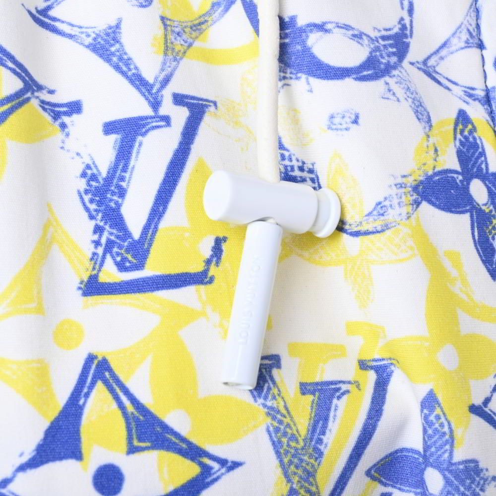 LOUIS VUITTON モノグラム ナイロン ジップアップ フード レインコート