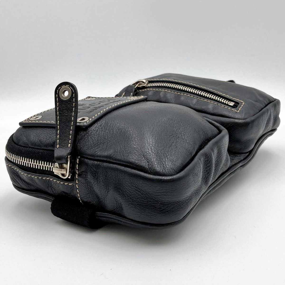 美品 GUCCI グッチ 201846 ボディバッグ ウエストポーチ