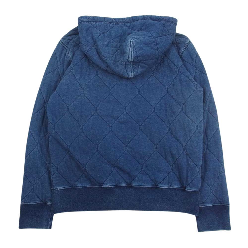 RRL ダブルアールエル インディゴ ダイヤ キルティング スウェット 