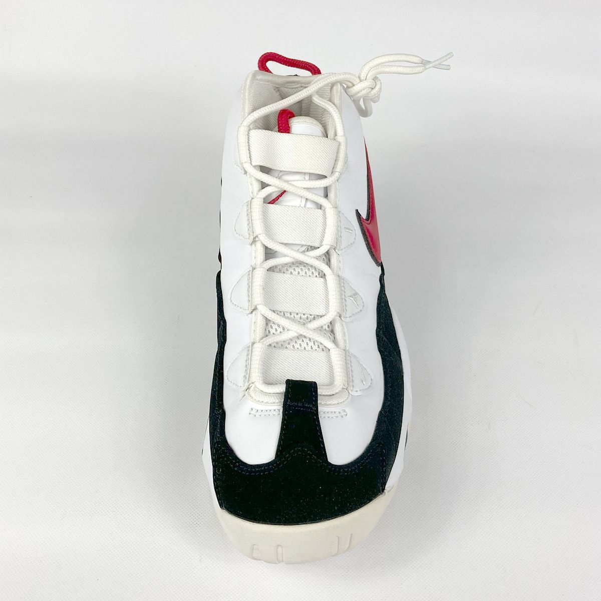 Nike air max uptempo 95 white black red deals
