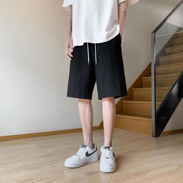 種類114：M/P：ブラック ダーク ブルー メンズ ファッション 服 男性用 オシャレ シンプル 大人 かっこいい 大きいサイズ ストリート 紳士服 パジャマ パンツ 綿 アウター 夏 薄手 ゆったり ホーム カジュアル