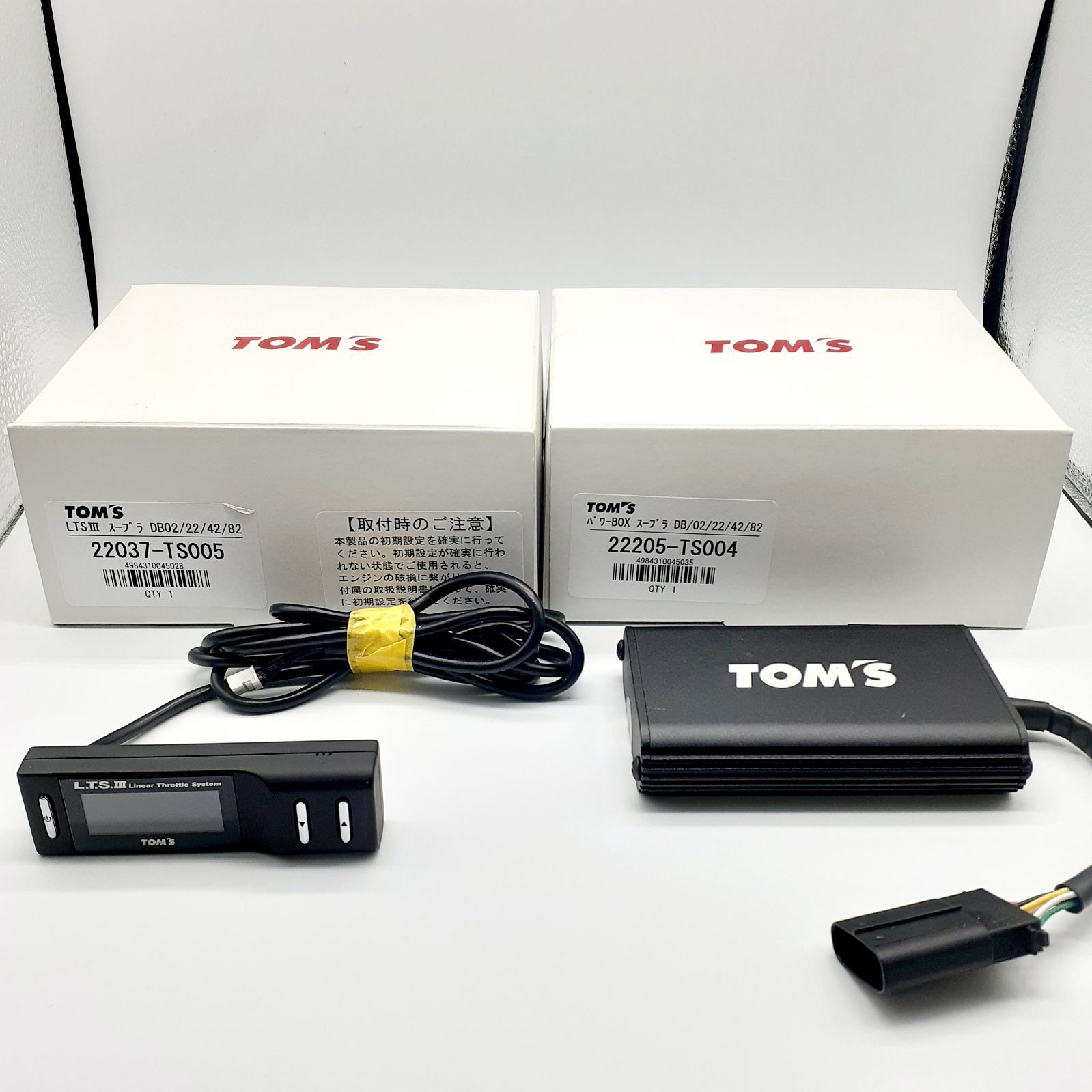 トムス パワーボックス&電子スロットルコントローラL.T.SⅢ 90スープラ 