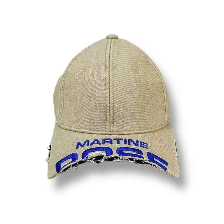 MARTINE ROSE CUT PEAK CAP 24ss キャップカラーベージュ