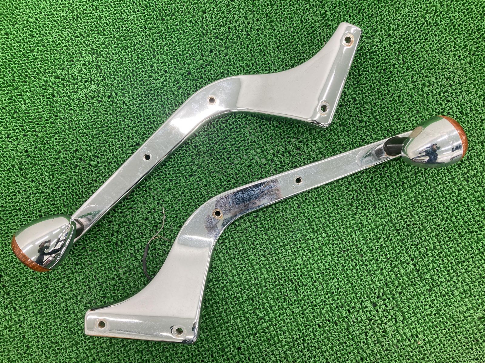 バルカン400クラシック リアフェンダーステー 左右 カワサキ 純正 中古 バイク 部品 1996年式外し VN400A-021*** 車検 Genuine