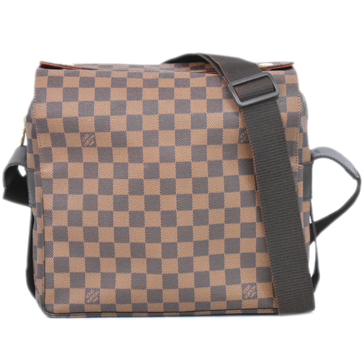本物 ルイヴィトン LOUIS VUITTON LV ナヴィグリオ ダミエ エベヌ ショルダーバッグ メッセンジャーバッグ ブラウン N45255 ビトン バッグ 中古 【フォロー割】