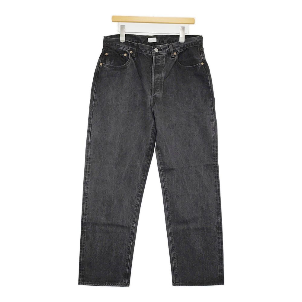 CIOTA Straight 5 Pocket Pants サイズ35 ブラックデニム 定価29700円 NPTM-1STB-MBK デニムパンツ ブラック メンズ シオタ 5-0610G♪