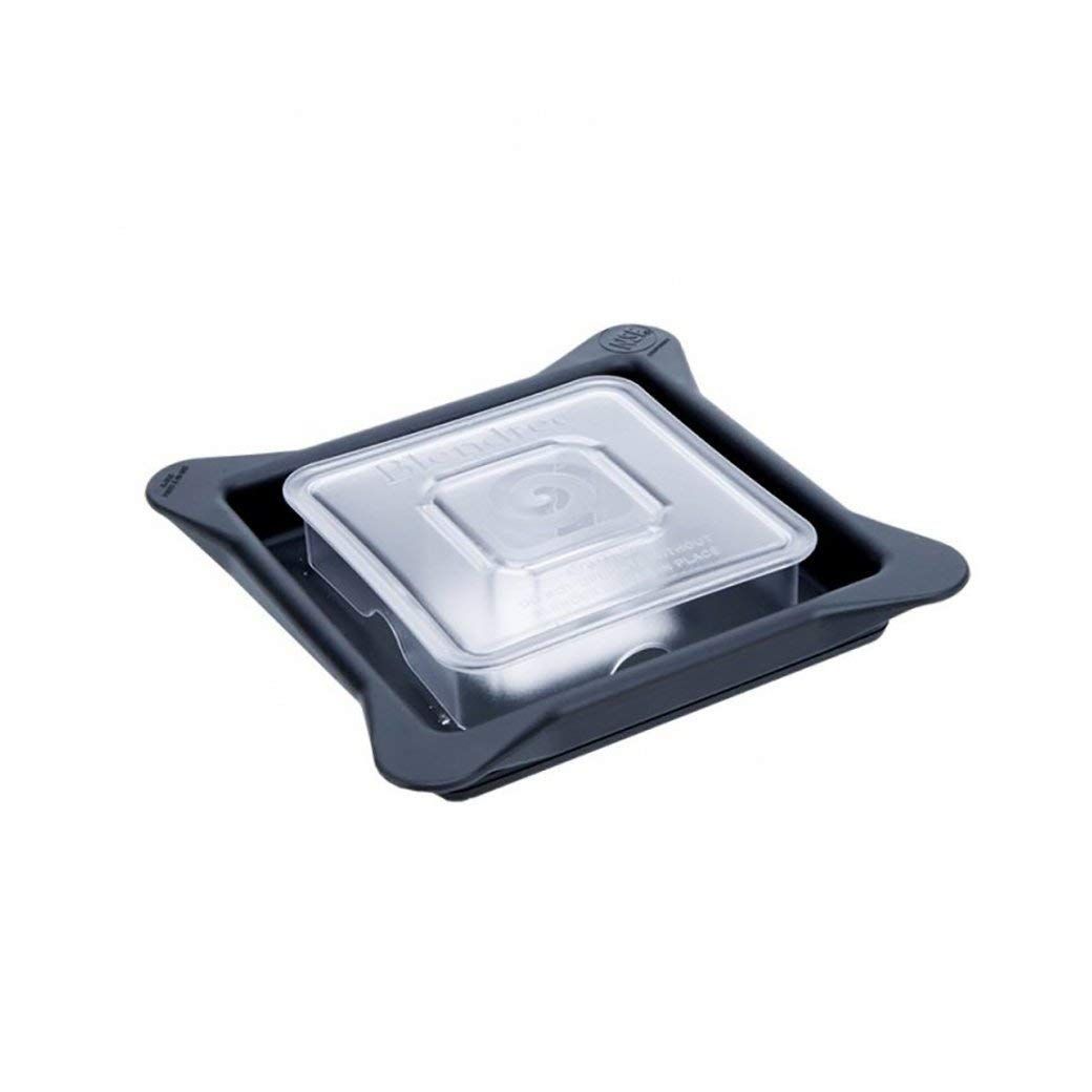 Blendtec Lid – ソフト ベントグリッパー ミックスイン 四角クリアプラグ付き