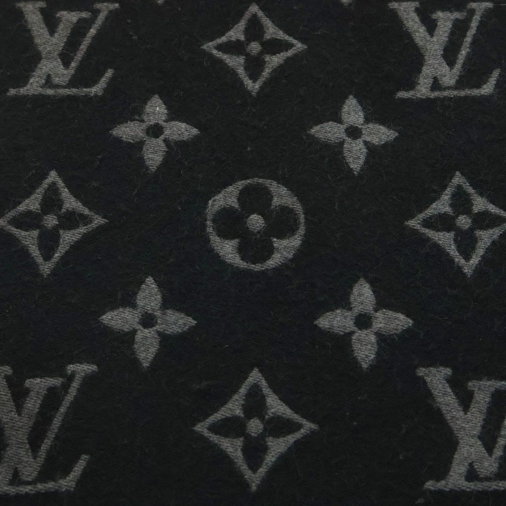 LOUIS VUITTON ルイヴィトン エシャルプ レイキャビック ノワール カシミヤ M71040
