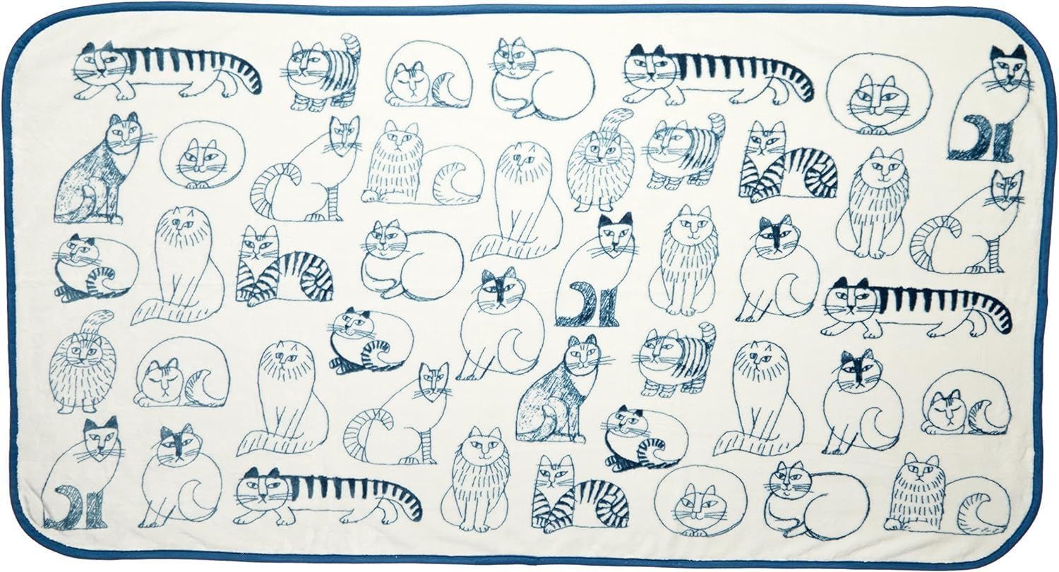 [丸眞] ロングブランケット ロングキャット 19リサラーソン(1) H80×W150cm