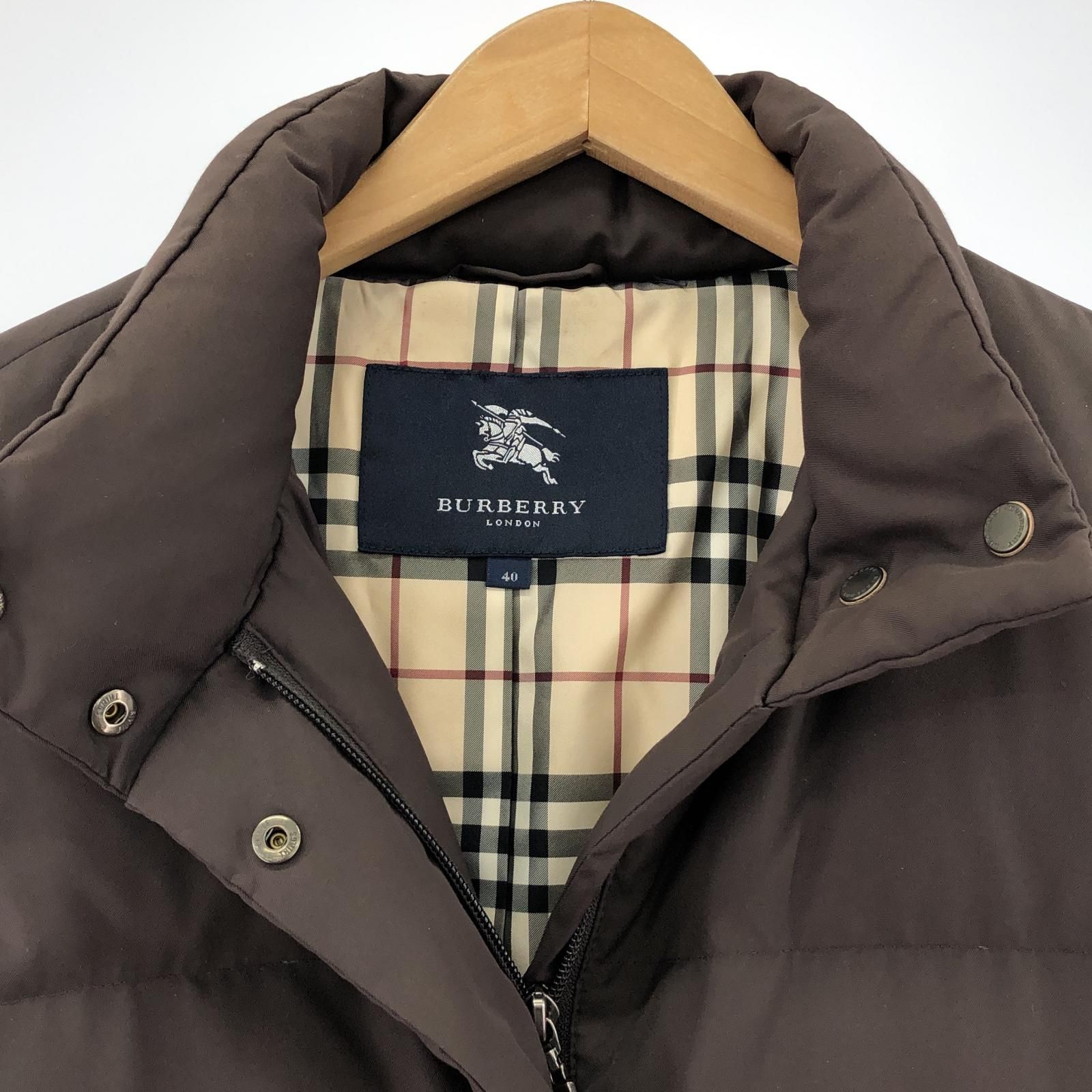 BURBERRY LONDON バーバリーロンドン スタンドカラーダウンジャケット 