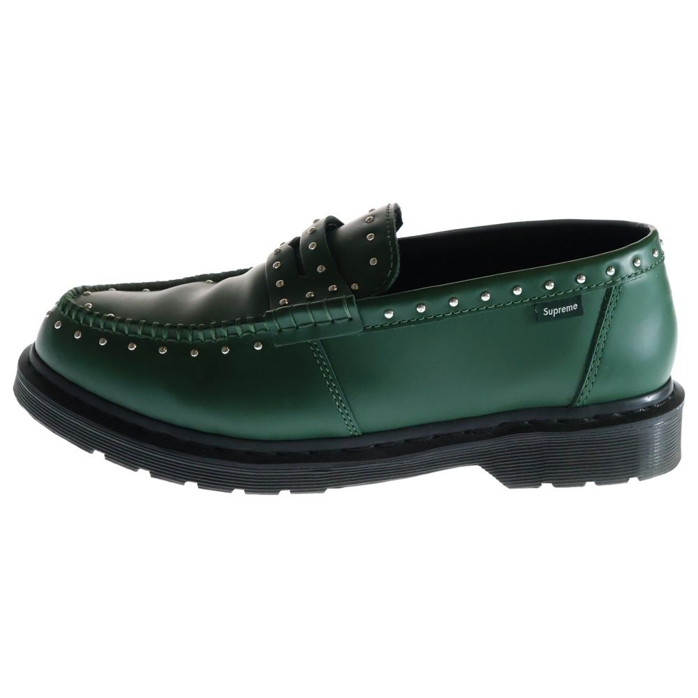 SUPREME シュプリーム 25SS × Dr.Martens Studded Penton Loafer × ドクターマーチン スタッズ ペントン ローファー US11|29cm グリーン