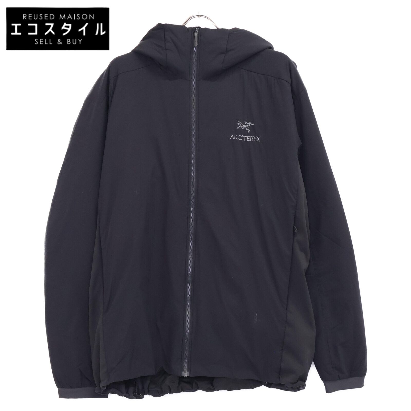 ARC TERYX アークテリクス 24108 ﾌﾞﾗｯｸ Atom LT Hoody|ｱﾄﾑLTﾌｰﾃﾞｨｰ XL