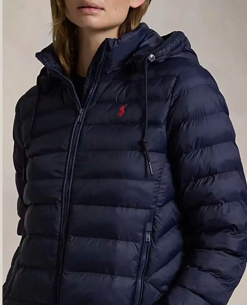 ポロラルフローレン ネイビー フードダウン <タグ付き >