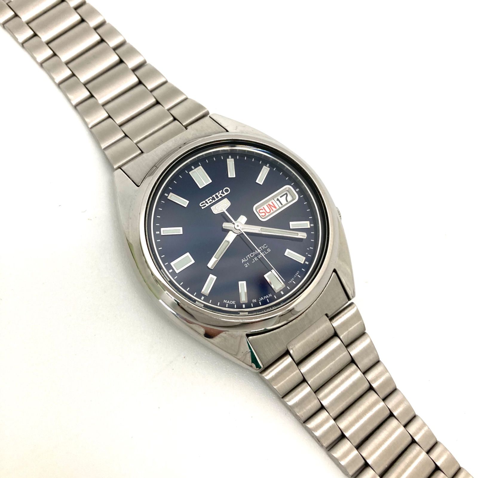 稼働品】SEIKO 5 SNXS セイコー 自動巻き メンズ 腕時計 - 時計