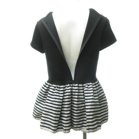 ボーダーズアットバルコニー BORDERS at BALCONY ペプラム カットソー  