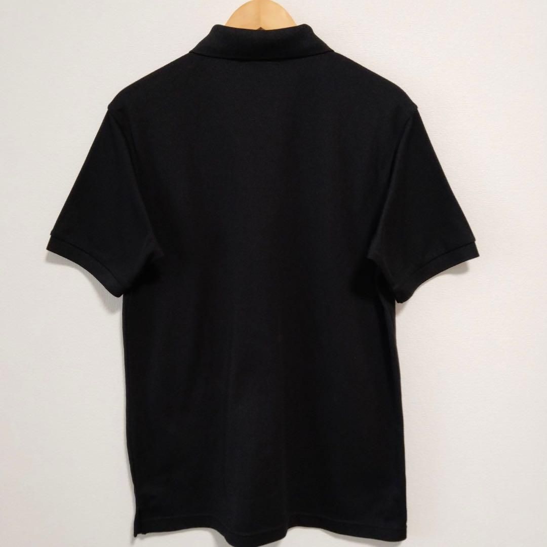 raiさま専用★SLDO. 半袖ポロシャツ M 黒 ブラック ボタンダウン 90s TRD ポロシャツ 半袖 ロゴ刺繍 ワンポイントロゴ 企業ロゴ