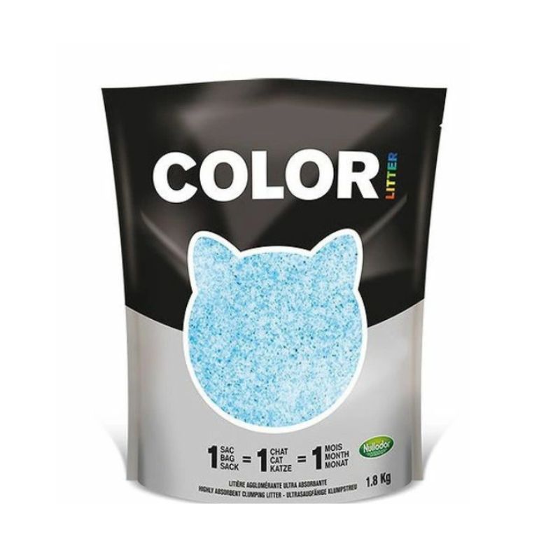イノセント NULLODOR ニュールオダー リター ブルー 1.8kg 8袋セット 猫砂 猫のトイレ砂 多頭飼い お徳用 大容量