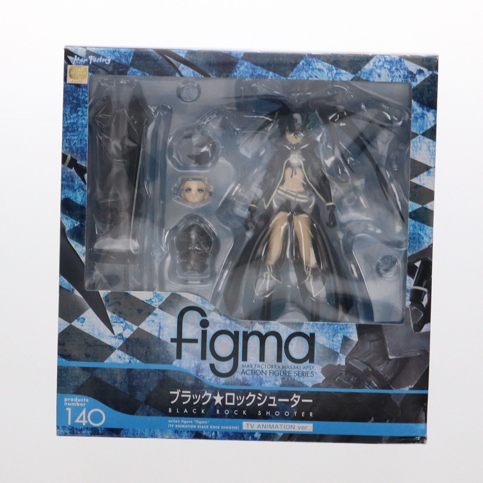 Max Factory - figma(フィグマ) 140 ブラック★ロックシューター TV ANIMATION ver. TV ANIMATION BLACK ROCK SHOOTER 完成品 可動フィギュア マックスファクトリー Amazon.co.jp: figma(フィグマ) 140 ブラックロックシューター