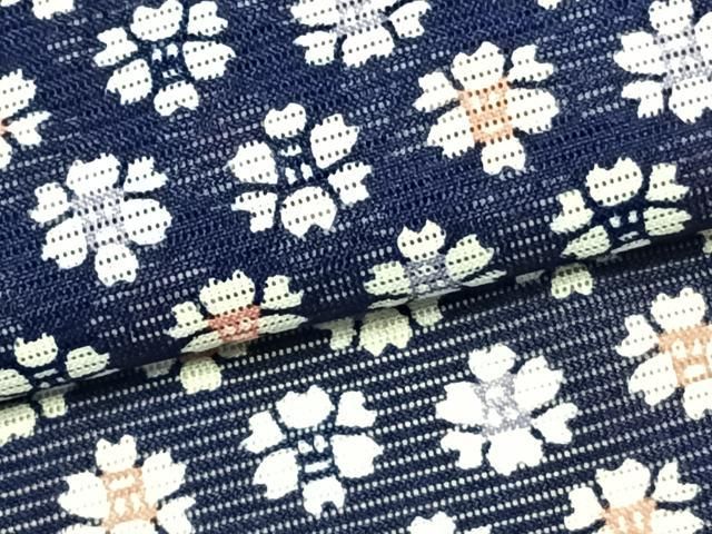 平和屋着物□上質な小紋 枝花文 正絹 逸品 BAAU5964mz 平和屋