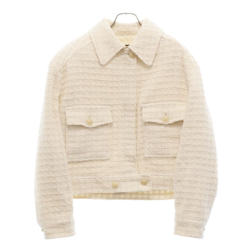【GUCCI】VIP価格☆ボタンアップ ツイード ブレザー org.jpg
