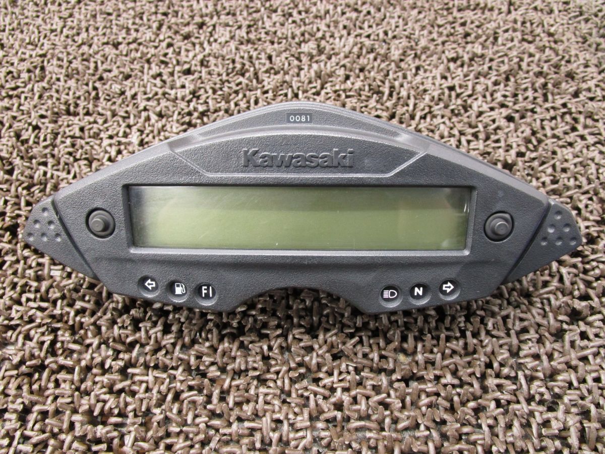 Dトラッカー125 デジタル メーター スピード タコ ●A5613 LX125D カワサキ LX125CE D-TRACKER 動画有 FI インジェクション
