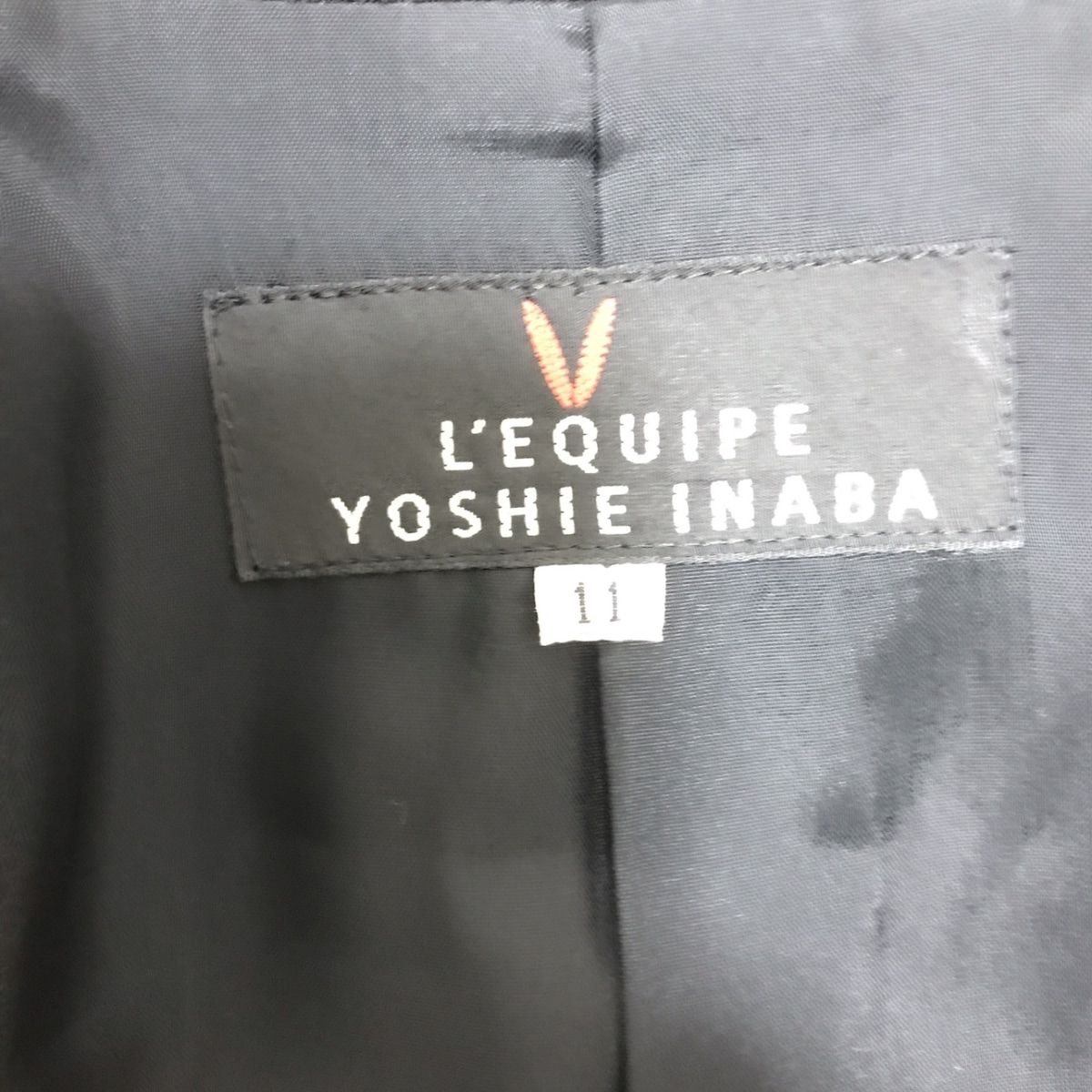 L'EQUIPE YOSHIE INABA(レキップ ヨシエイナバ) スカートスーツ サイズ