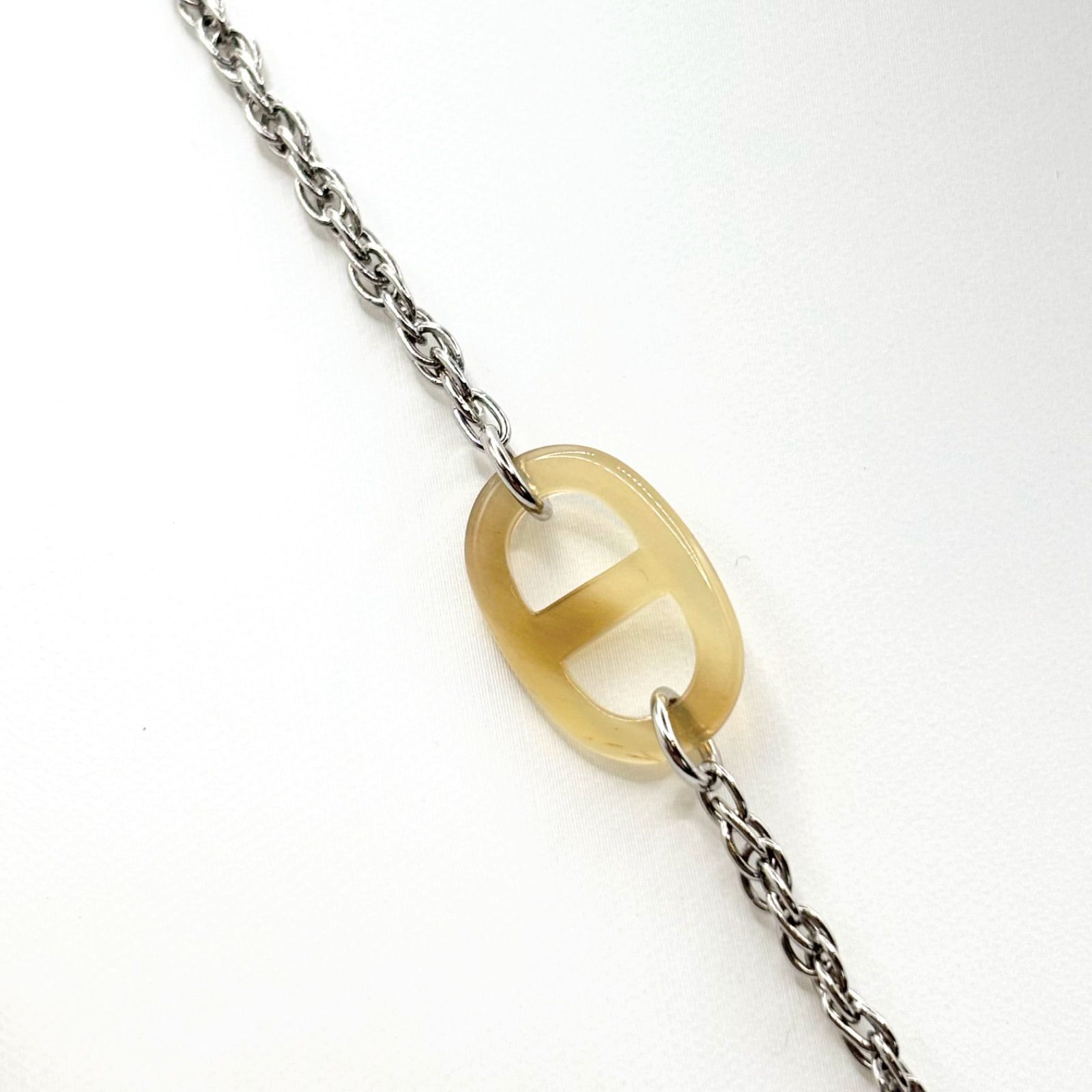 HERMES エルメス ネックレス ボン ヴォヤージュ メタル バッファロー