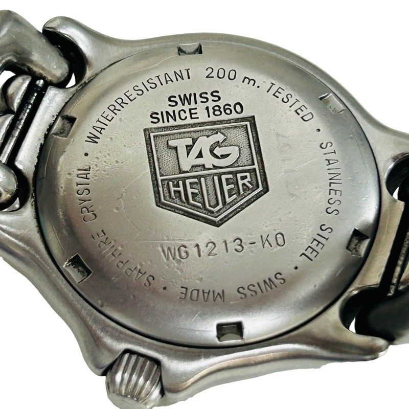 TAG HEUER 自動巻き腕時計 200m防水　WG1213-KO 楽天市場】TAG HEUER(タグホイヤー) セル デイト WG1213-KO