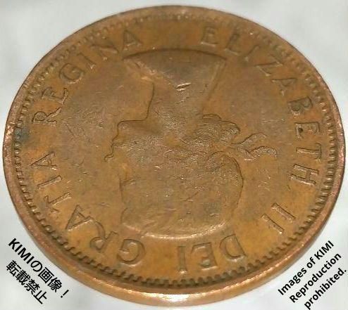 1セント硬貨 1956 エリザベス2世 貨幣 コイン 古銭 カナダドル