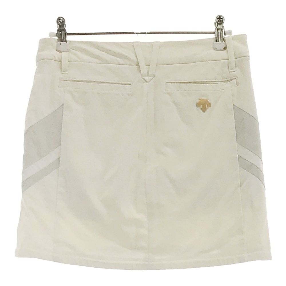 【美品】DESCENTE GOLF スカート ホワイト 58/SS サイズ：58/SS DESCENTE GOLF デサントゴルフ インナー付スカート